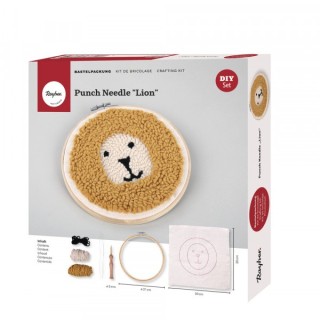 Punch Needle Lion 21cm