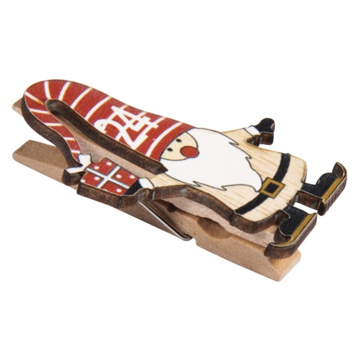 Chiffres de l'Avent Santa 1-24 sur parenthèse