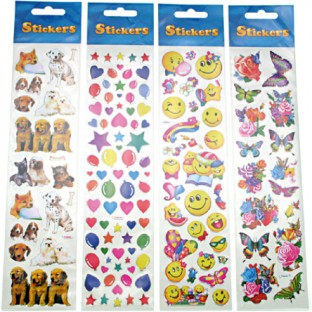 Miscellaneous Stickers Set of 4