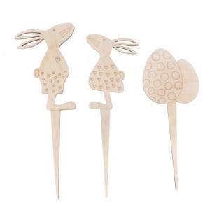 Wooden Easter Friends