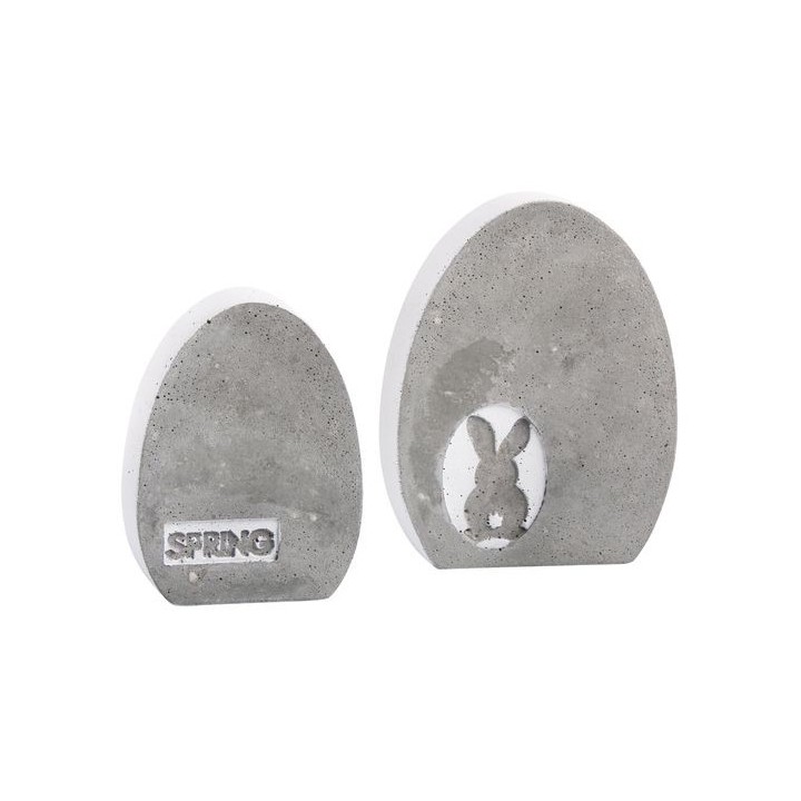 Bunny label made from natural rubber