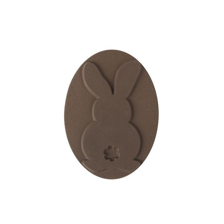 Étiquette de lapin en caoutchouc naturel