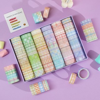 60 Stk. Washi Tape 1.5cm einfaches Muster