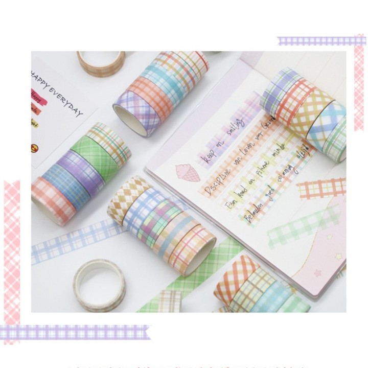 30 pcs. Washi Tape 3cm simple pattern