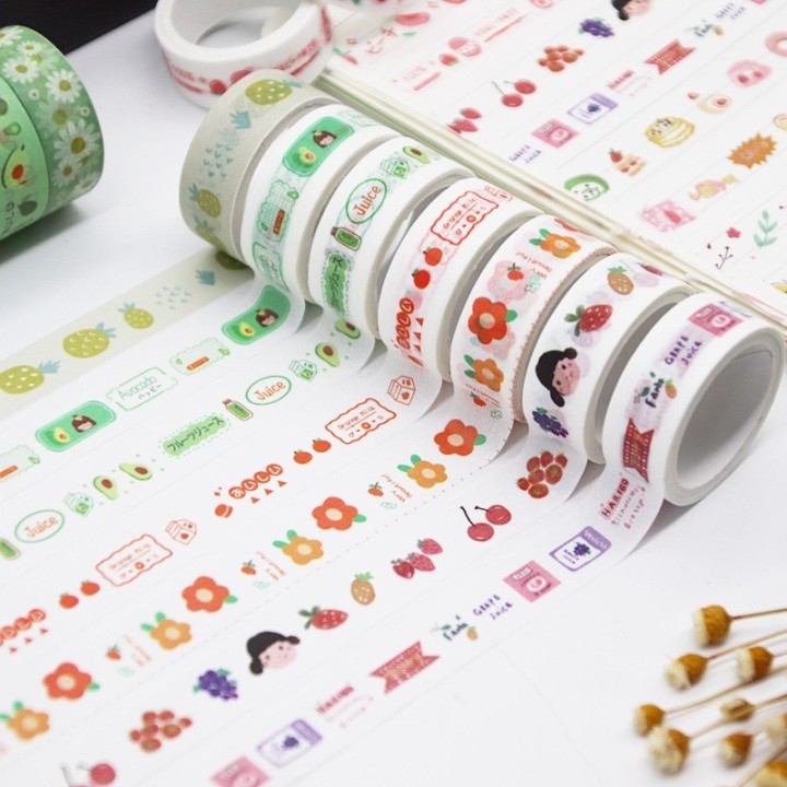 60 pcs. Washi Tape avec motifs