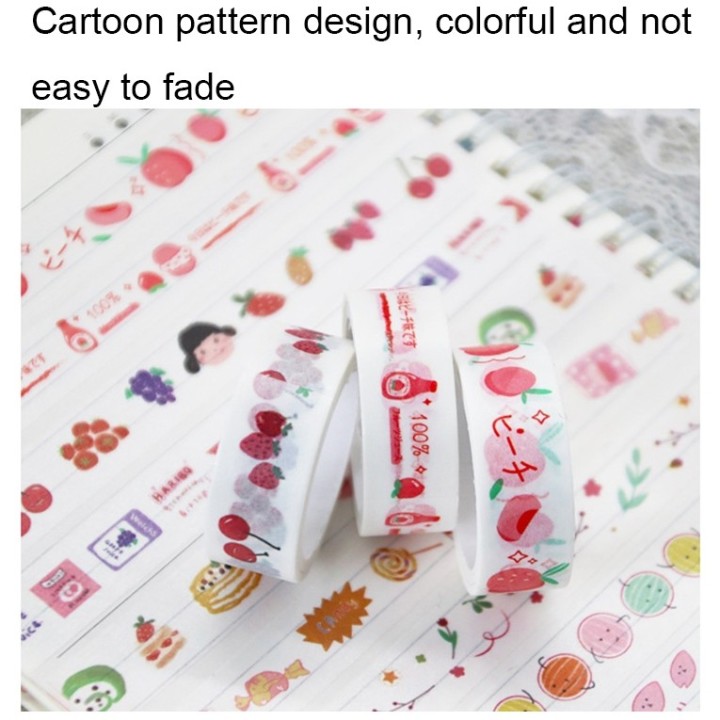 60 pcs. Washi Tape with motifs
