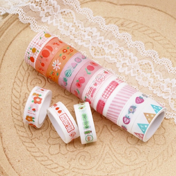 60 pcs. Washi Tape with motifs