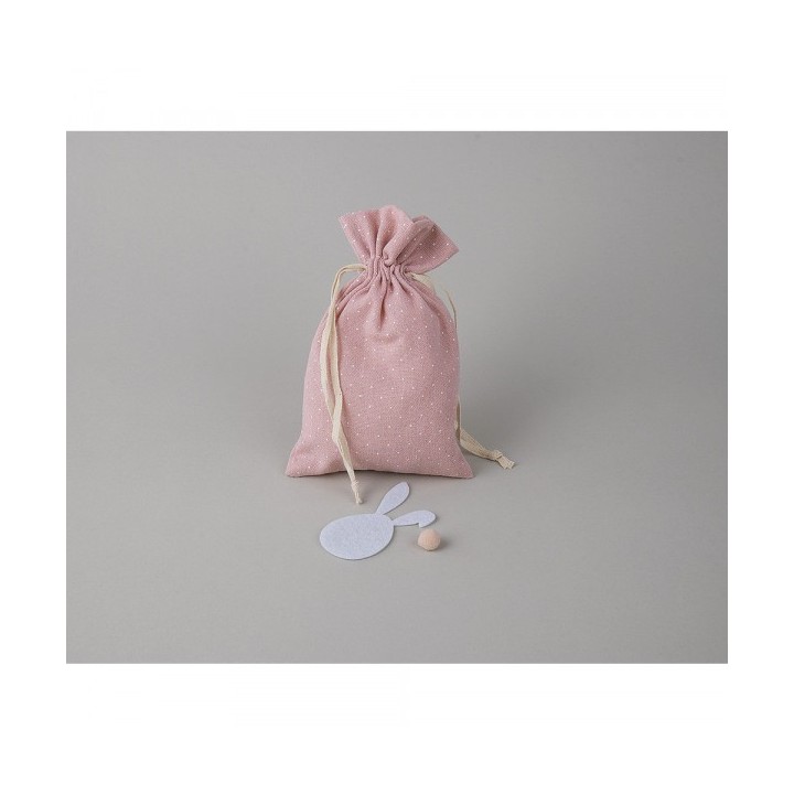 Craft Set Borsa piccola in tessuto con coniglietto Set da 3