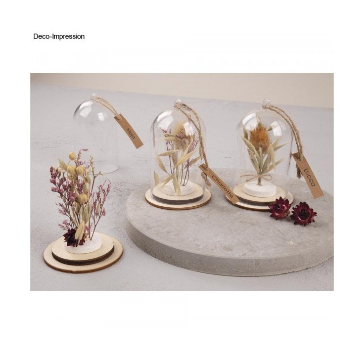 Mini Dried Flowers Pale Pink & White