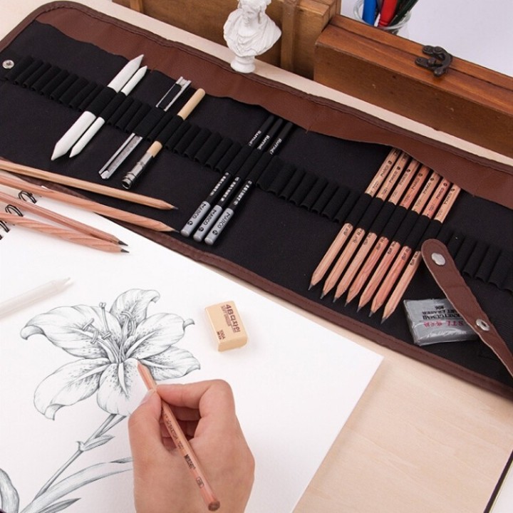 set de 29 outils d'esquisse / de dessin