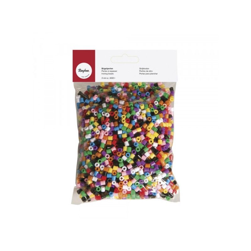 Perles à repasser Mix multicolore 5mm 3000 pcs.