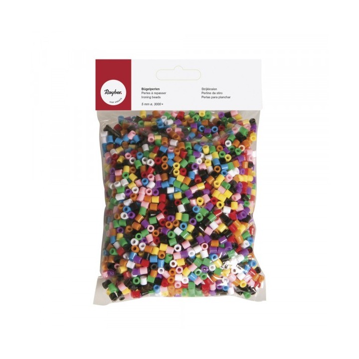 Perles à repasser Mix multicolore 5mm 3000 pcs.