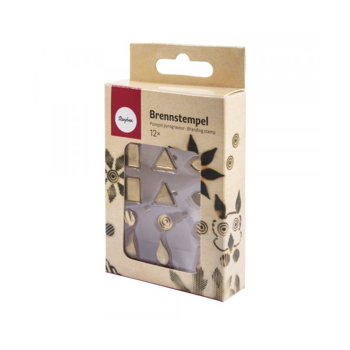 Branding Stamp for Branding Flask Set of 12