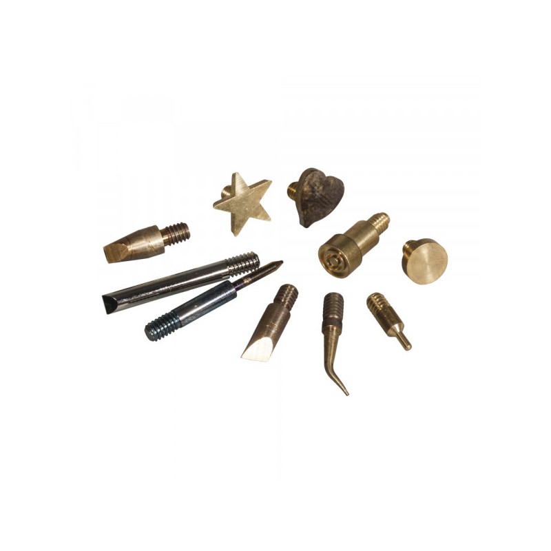Attachments for Branding Iron Set of 10