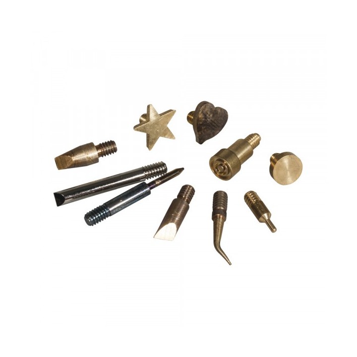 Attachments for Branding Iron Set of 10