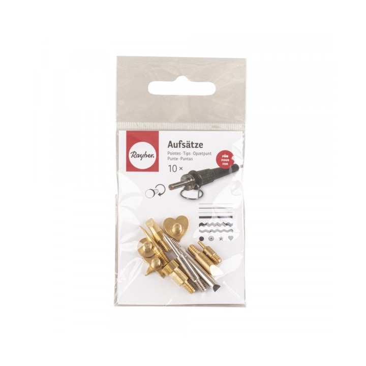 Attachments for Branding Iron Set of 10