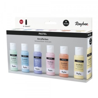 Acrylfarben Set Pastell 6er Set