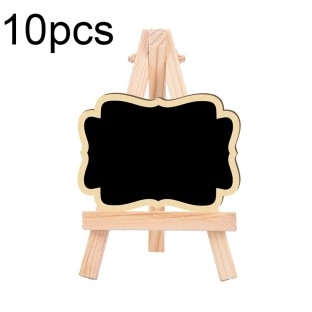 set di 10 mini cavalletti in legno per lettere