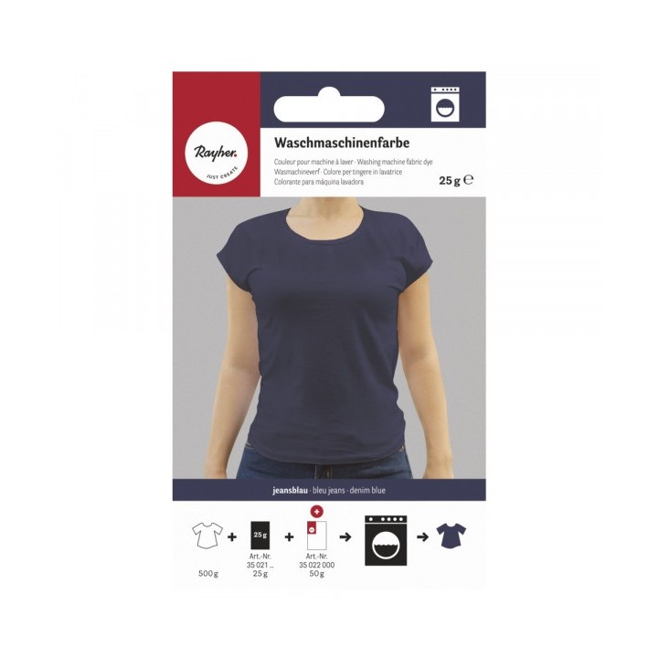 Waschmaschinenfarbe blau 25g