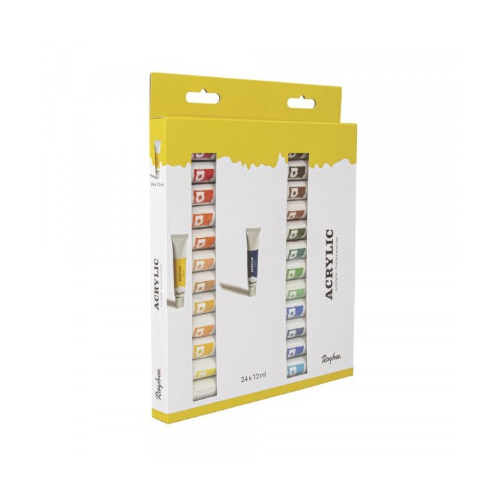 Kit d'artiste peinture acrylique 24 pcs 288ml