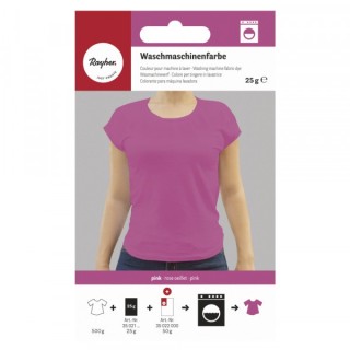 Waschmaschinenfarbe pink 25g