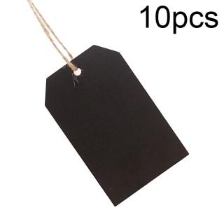 10 pcs. Pendentif en bois avec cordon carré
