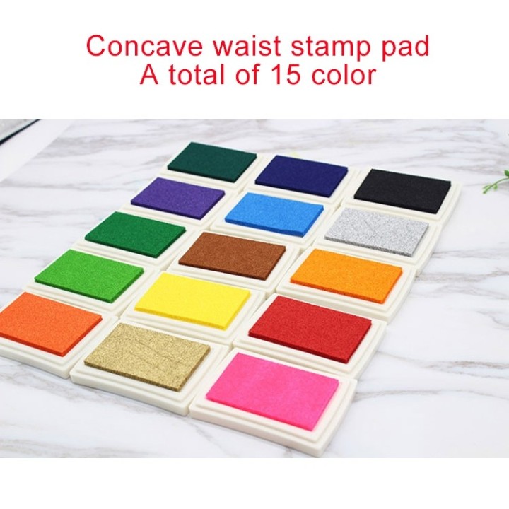15-piece stamp pad set