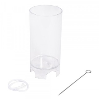 Candle mould cylindrical flat