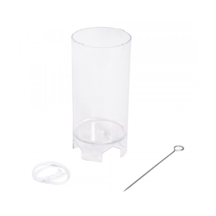 Candle mould cylindrical flat