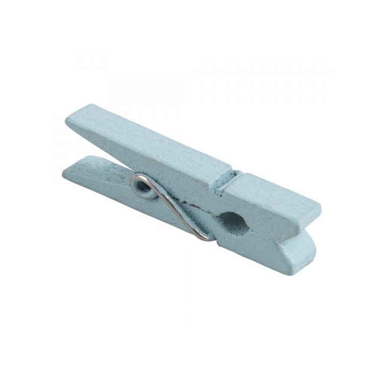 Mini wooden clothes pegs coloured 20 pcs.