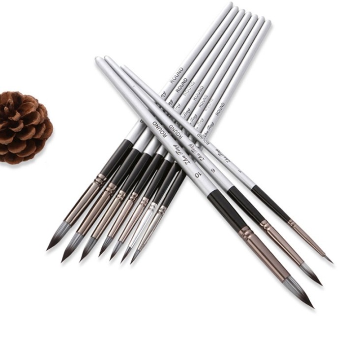 10in1 Nylon Haar Pinsel Set