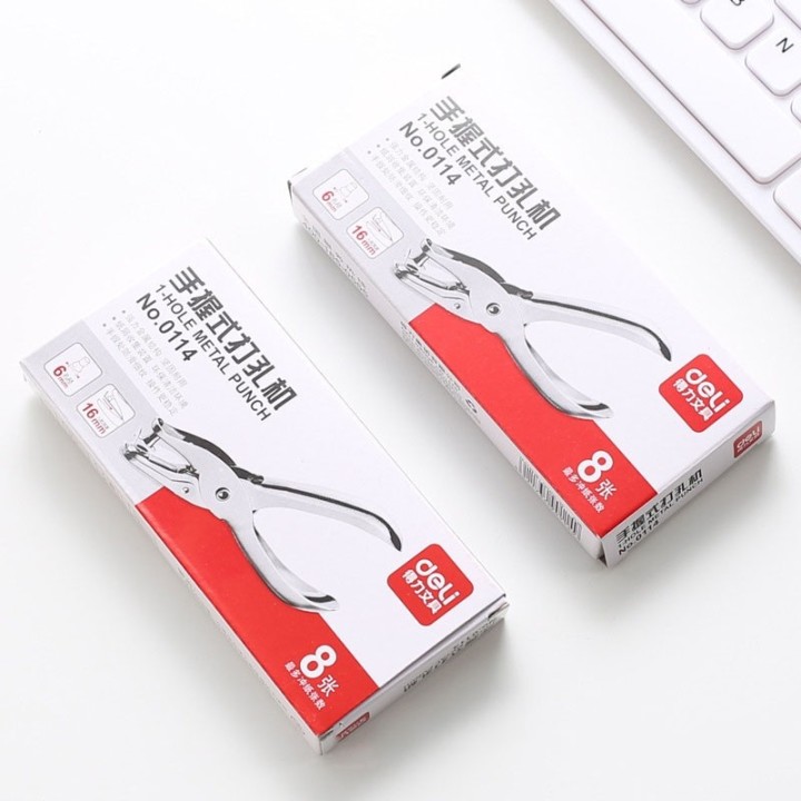 Mini single hole punch