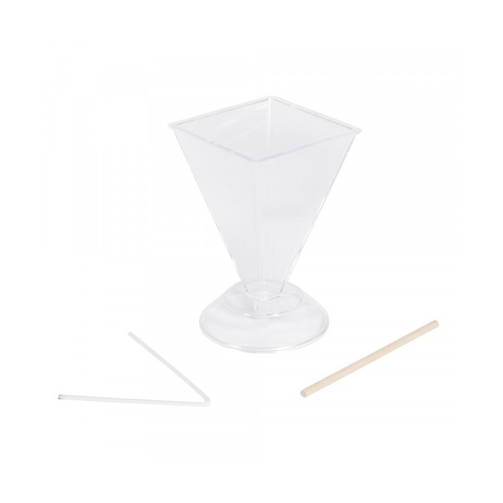 Candle mould pyramid