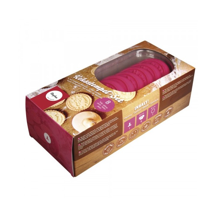 Set de tampons à biscuits 6 motifs