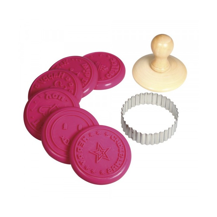 Set de tampons à biscuits 6 motifs