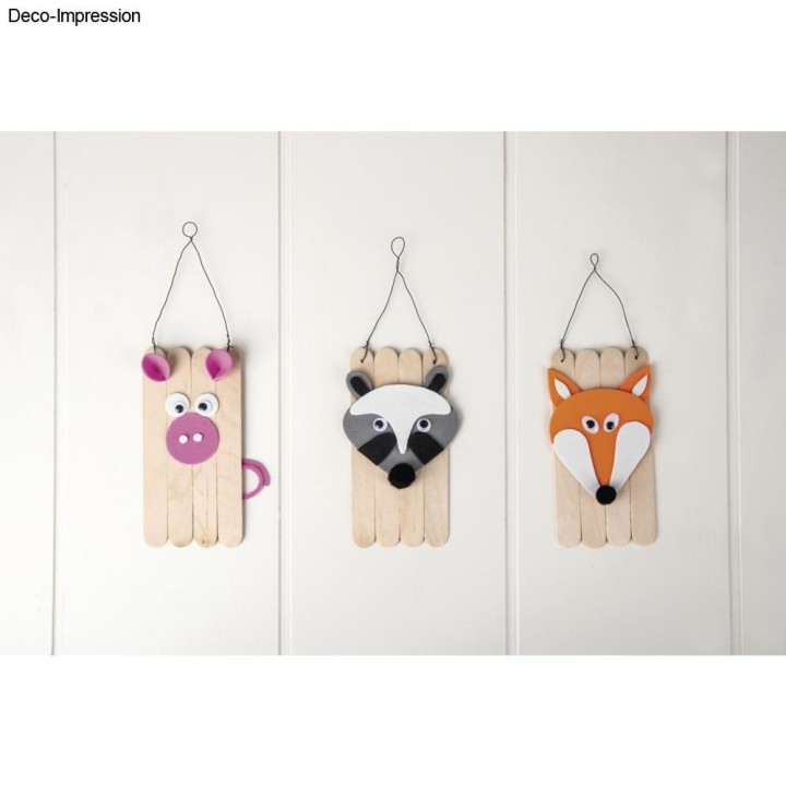 Bois de bricolage naturel FSC 200 pcs.