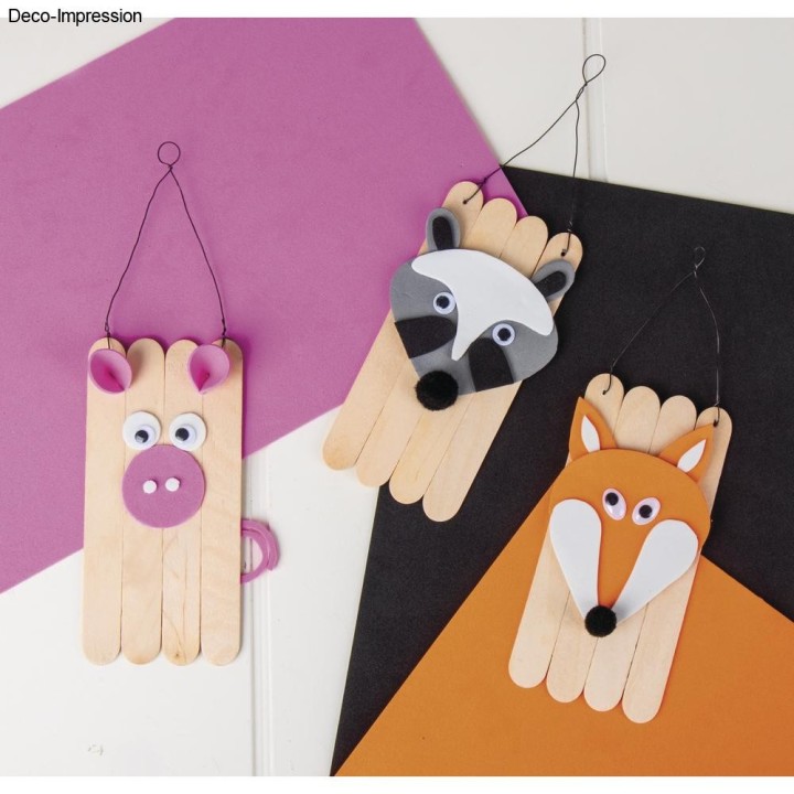 Handicraft wood natural FSC 200 pcs.