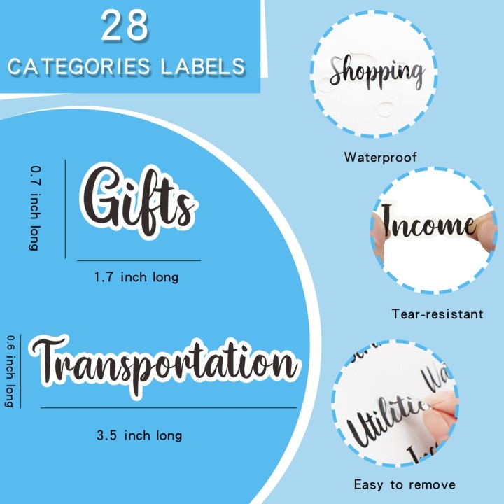 A6 budget planner / notebook turquoise