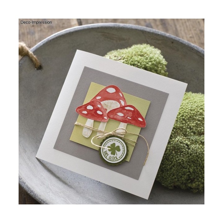 Jute cord 10m on wooden card ø 1.5mm ivory