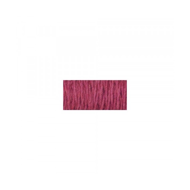 Wool cord with jute core 3.5m ø 5mm Fuchsia