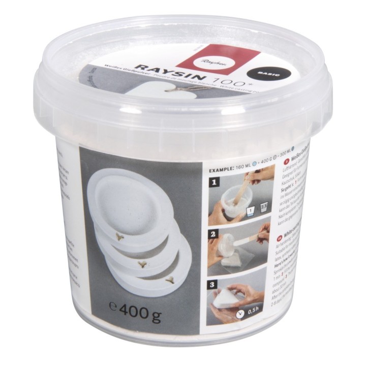 Poudre à mouler Raysin 100 Blanc 400g