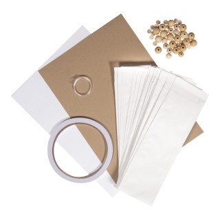 Rayher 3D Kit étoiles en papier blanc