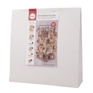 Rayher Sacs Calendrier de l'Avent, chiffres 1-24 inclus