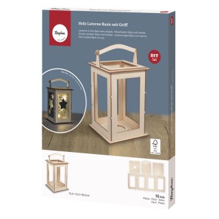 Set di base per lanterne in legno Rayher