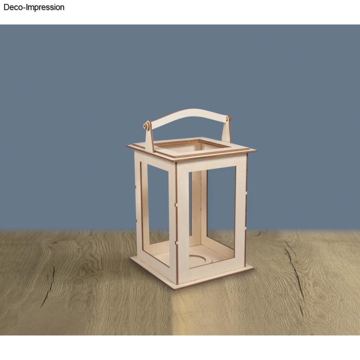 Rayher wooden lantern basic craft set
