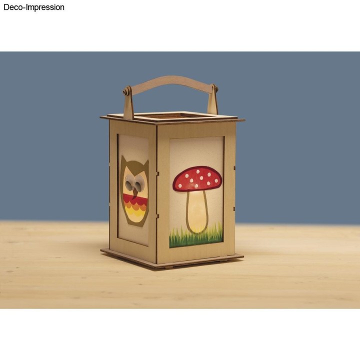 Rayher Kit de base lanterne en bois