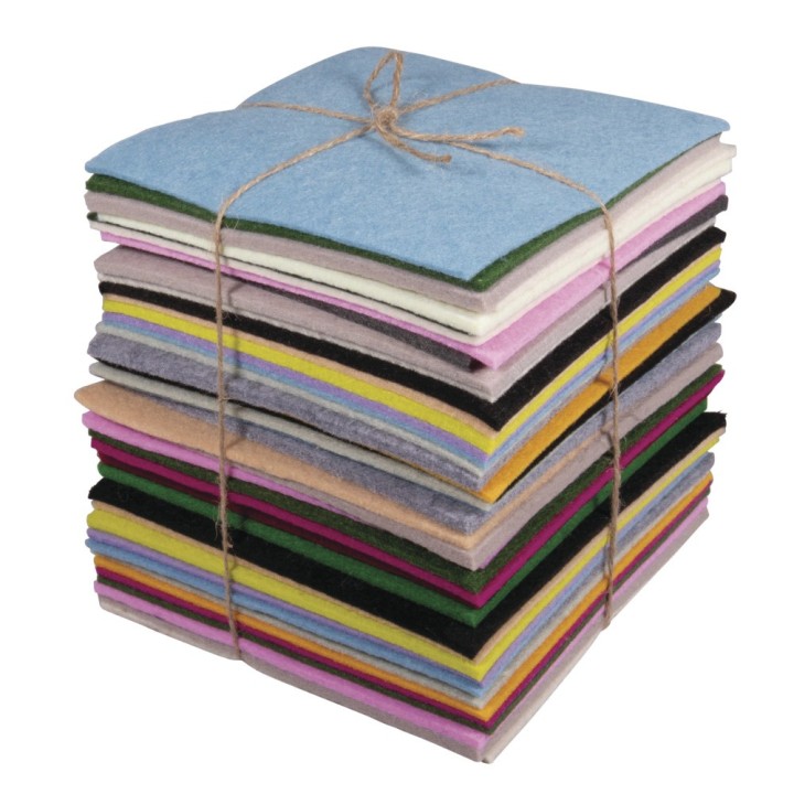 Rayher felt mix coloured 500g