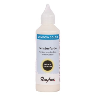 Rayher Vernice per finestre nottilucente 80ml