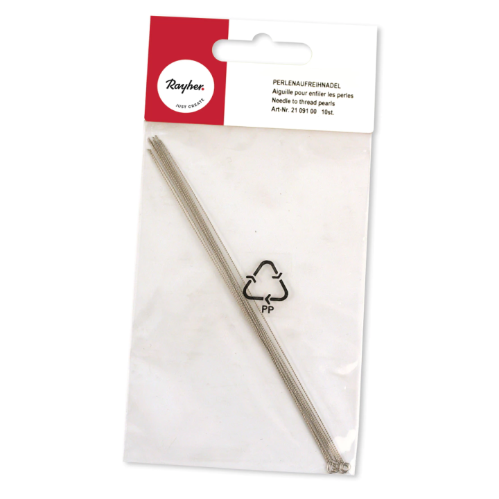 Rayher 90mm bead stringing needle 12 pcs.