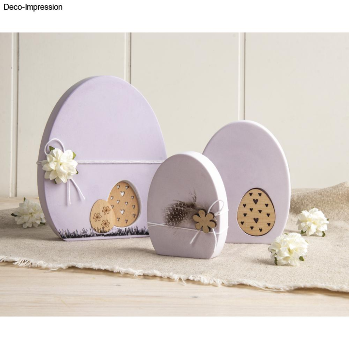 Rayher Furnierholz Ostereier 18 Stk. Natur